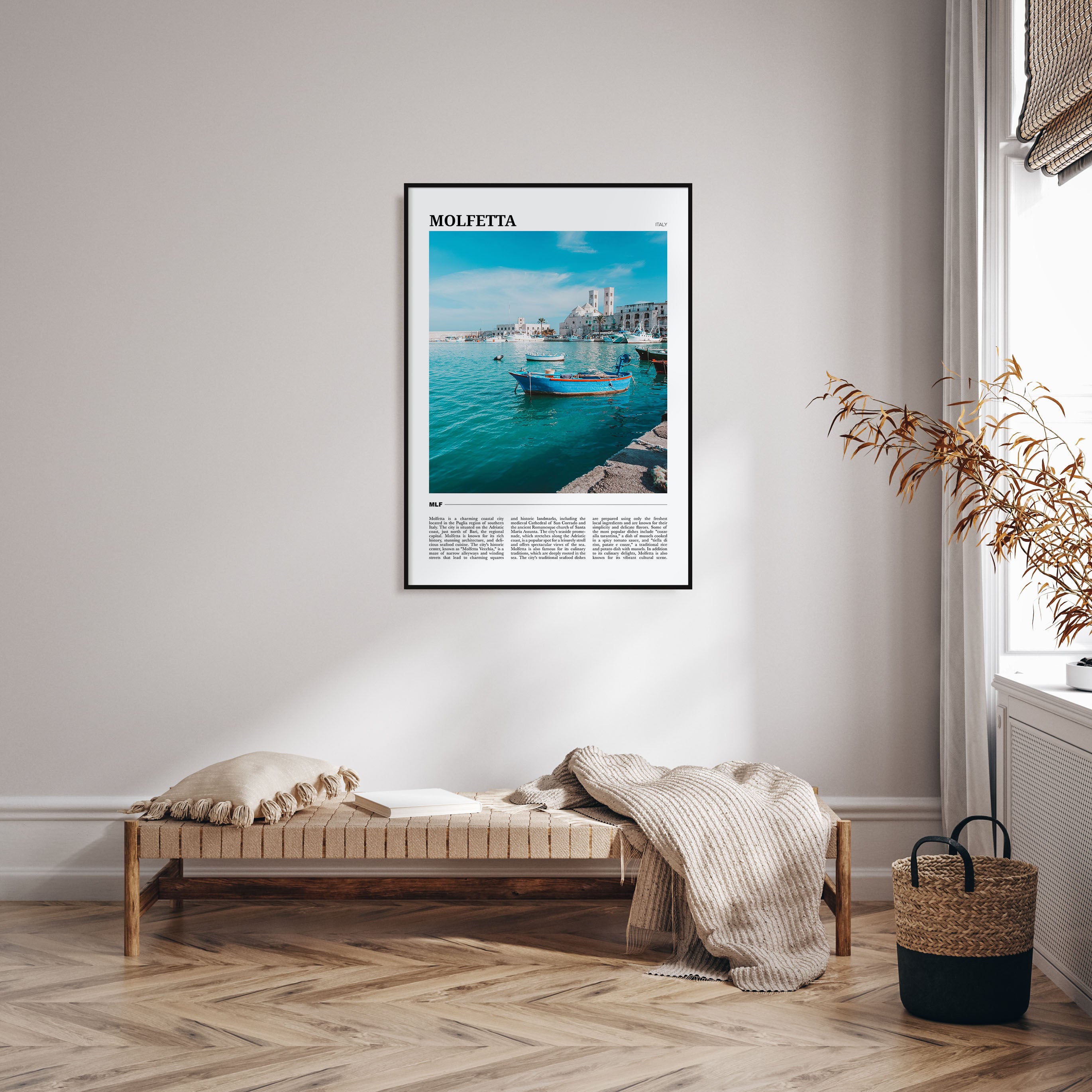 Molfetta Travel Color Poster