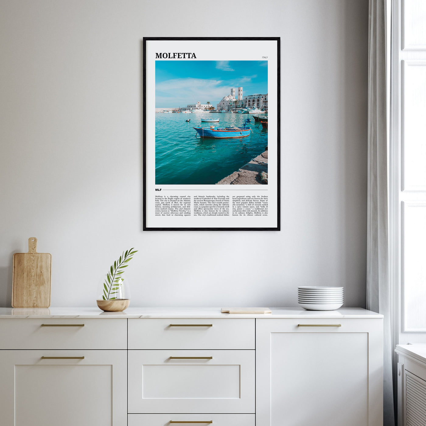 Molfetta Travel Color Poster
