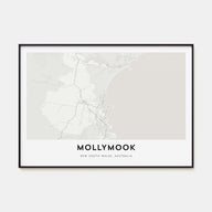Mollymook Map Landscape Poster