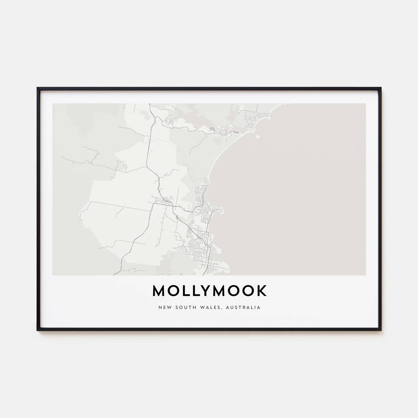 Mollymook Map Landscape Poster