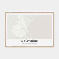 Mollymook Map Landscape Poster
