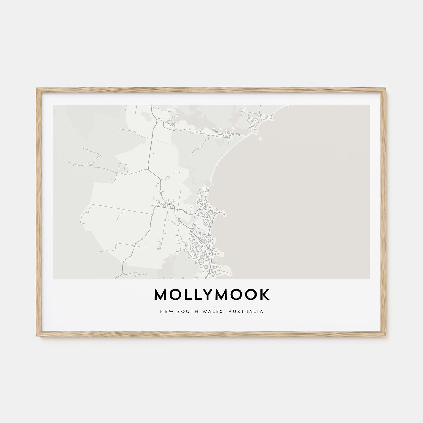 Mollymook Map Landscape Poster
