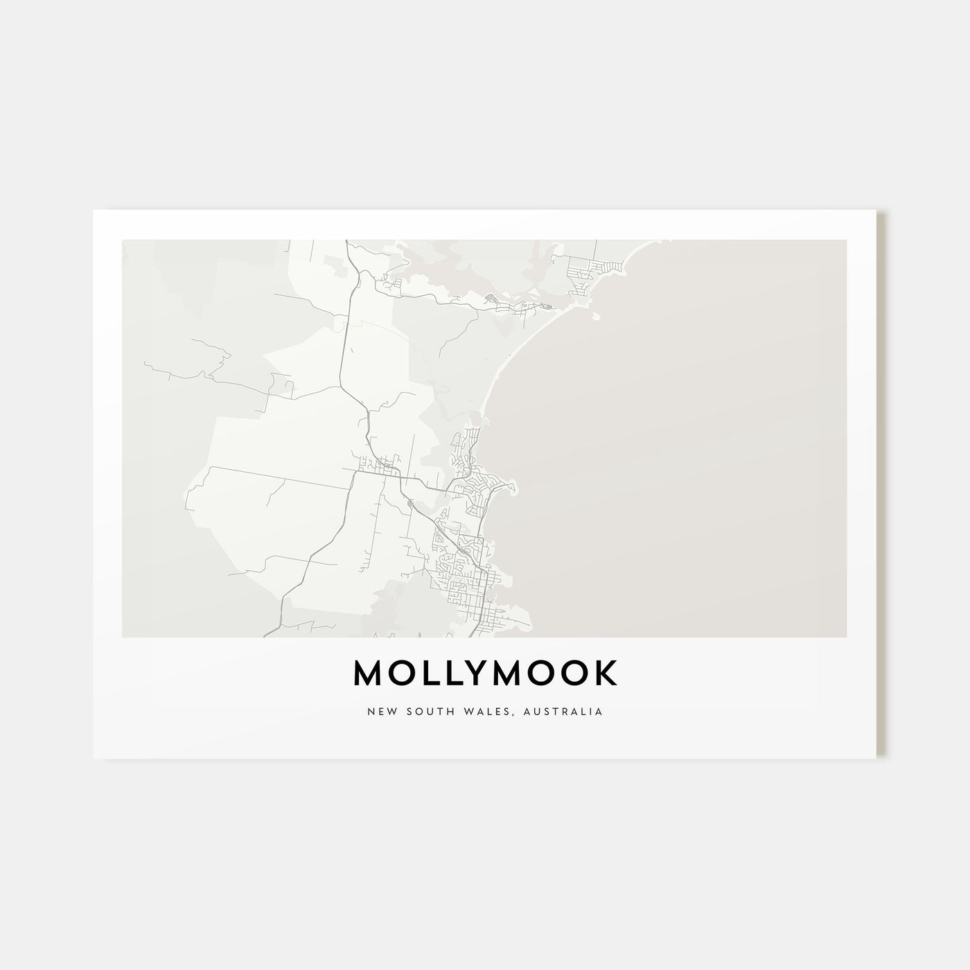 Mollymook Map Landscape Poster
