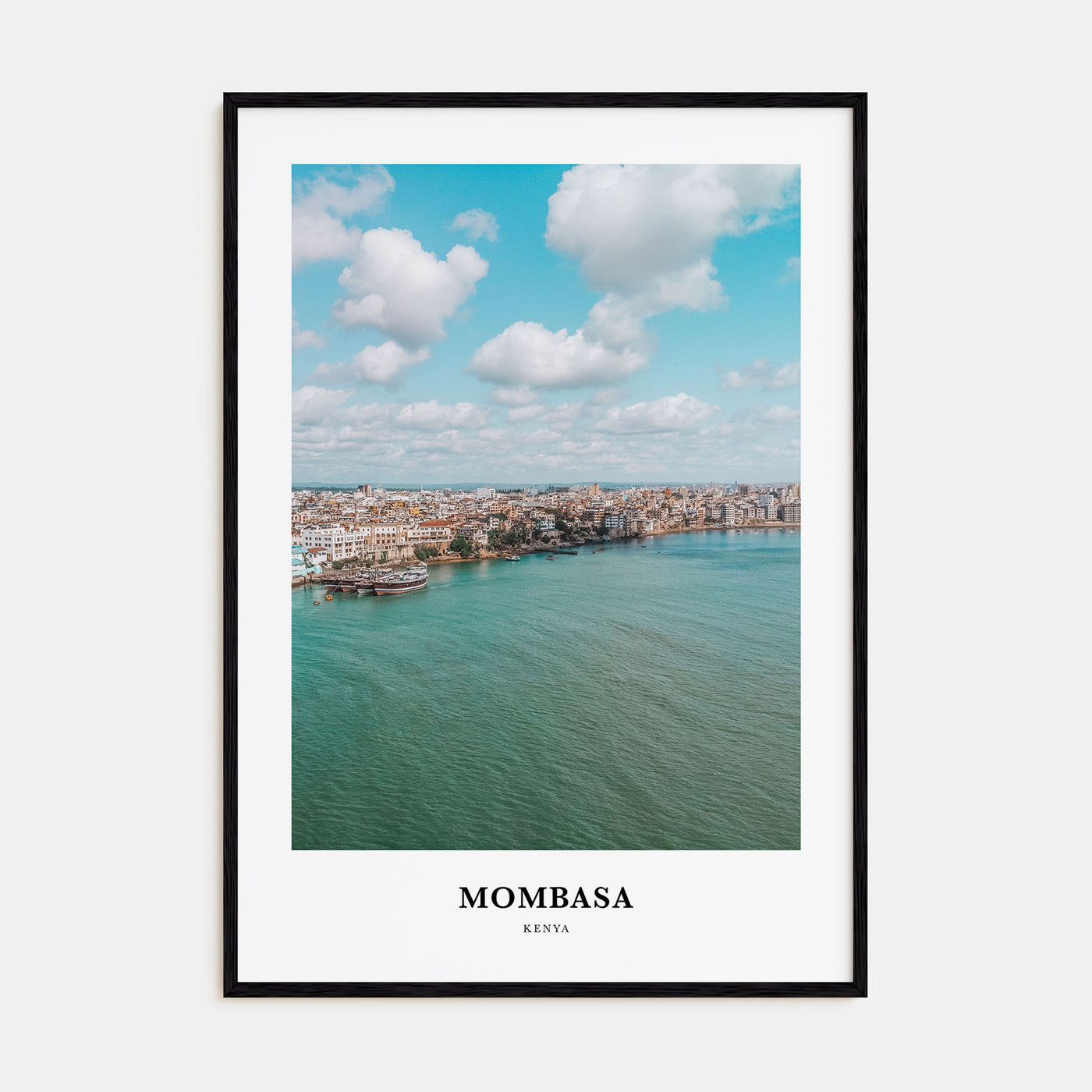 Mombasa Portrait Color Poster