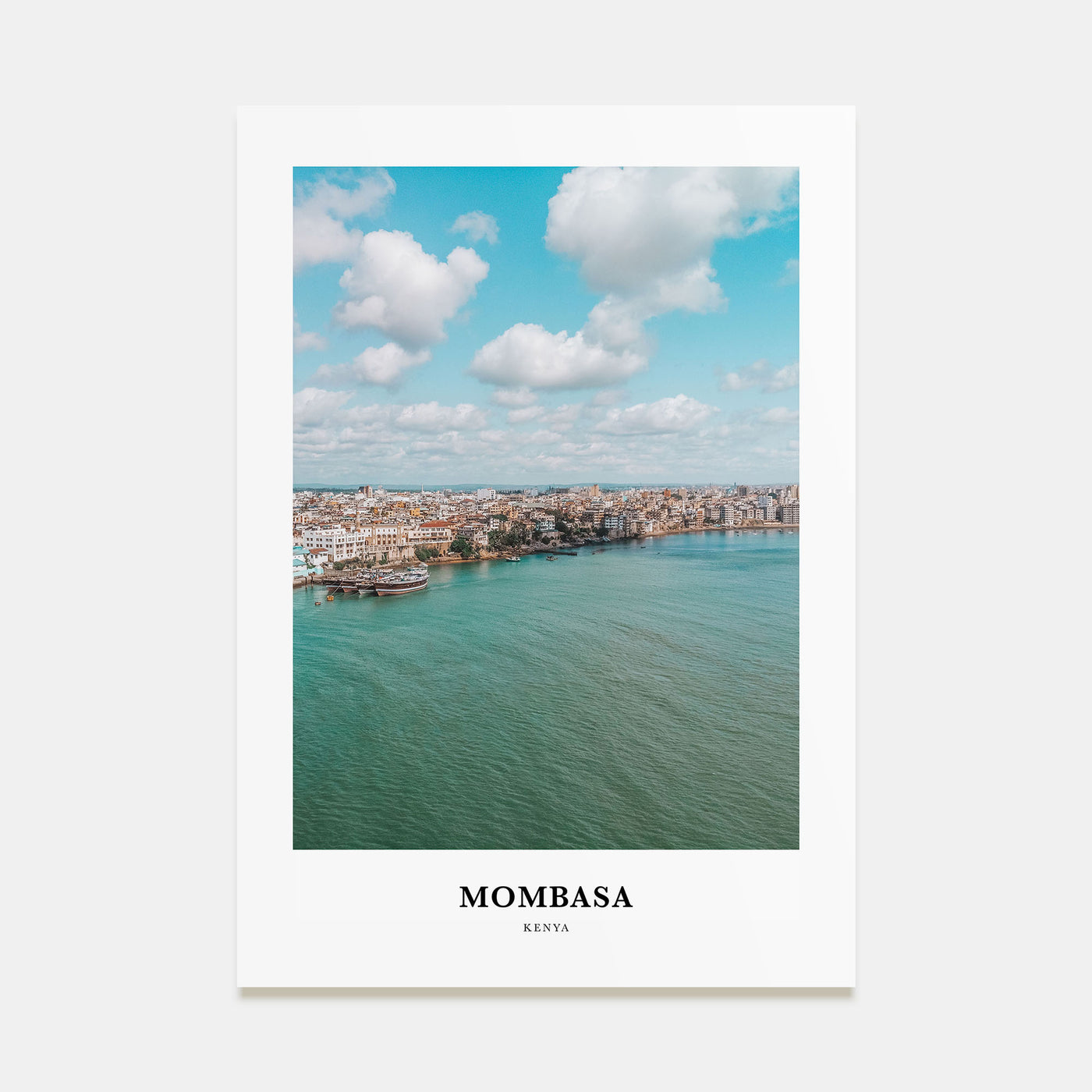 Mombasa Portrait Color Poster