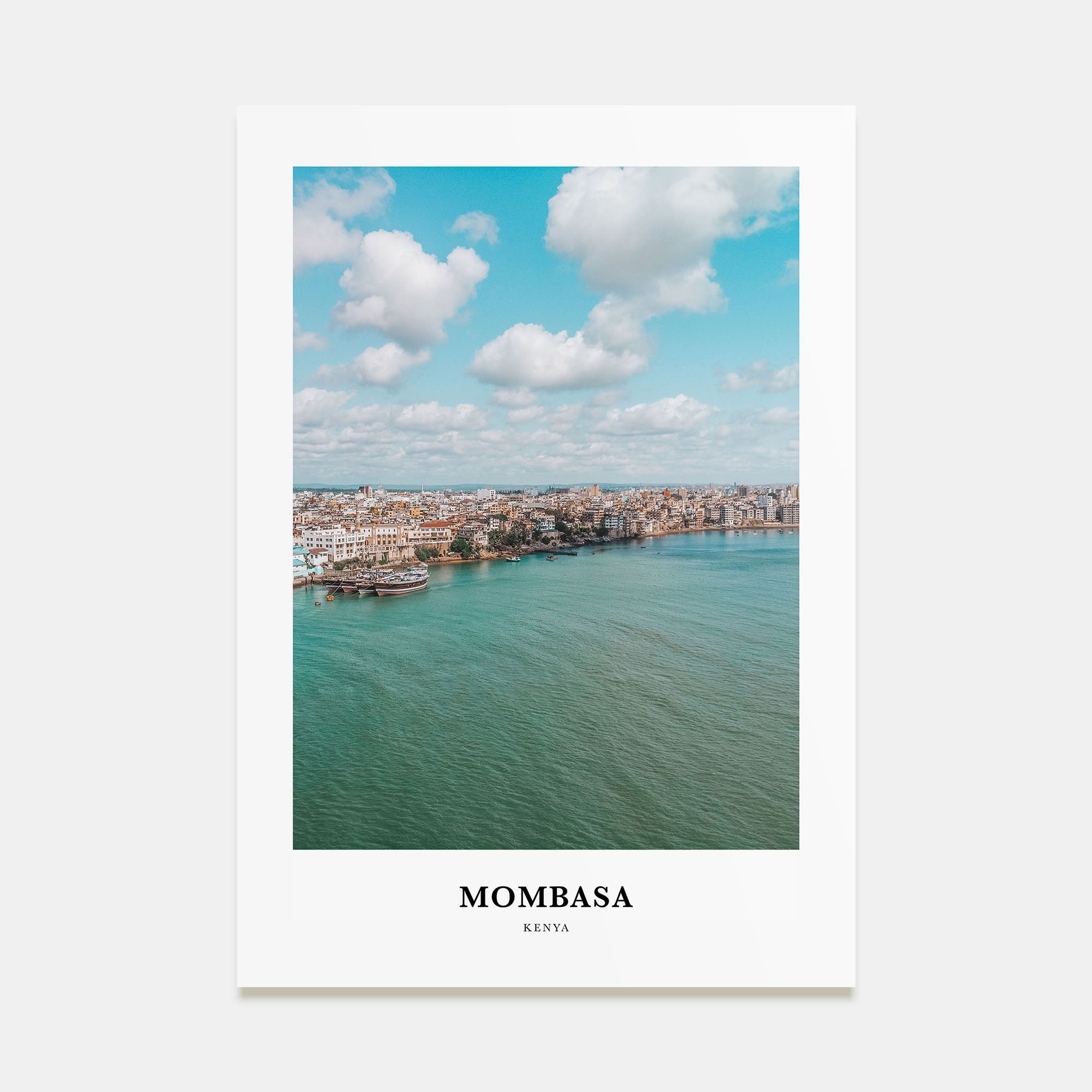 Mombasa Portrait Color Poster