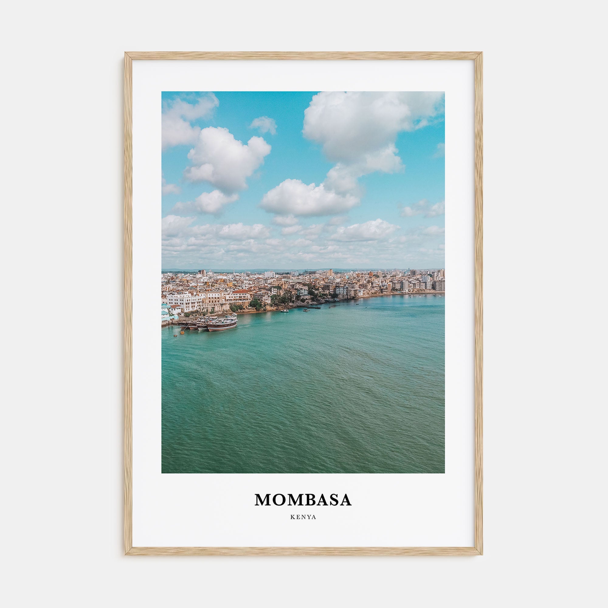 Mombasa Portrait Color Poster