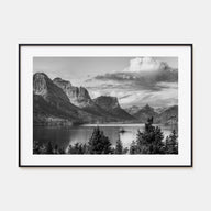 Montana Landscape B&W Poster