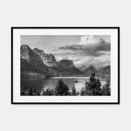 Montana Landscape B&W Poster