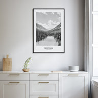 Montana Portrait B&W No 2 Poster
