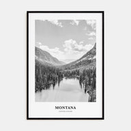 Montana Portrait B&W No 2 Poster