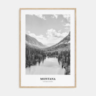 Montana Portrait B&W No 2 Poster
