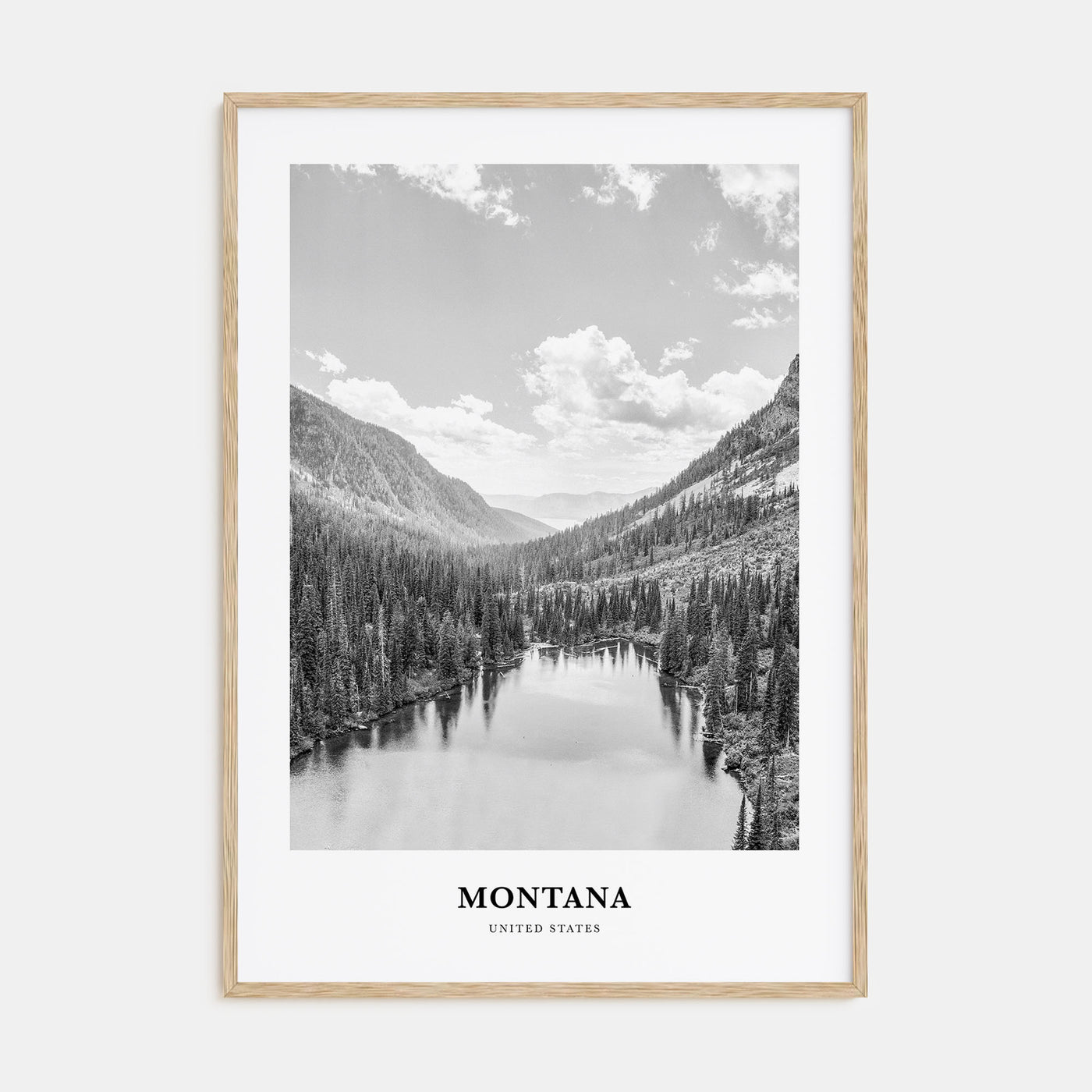 Montana Portrait B&W No 2 Poster