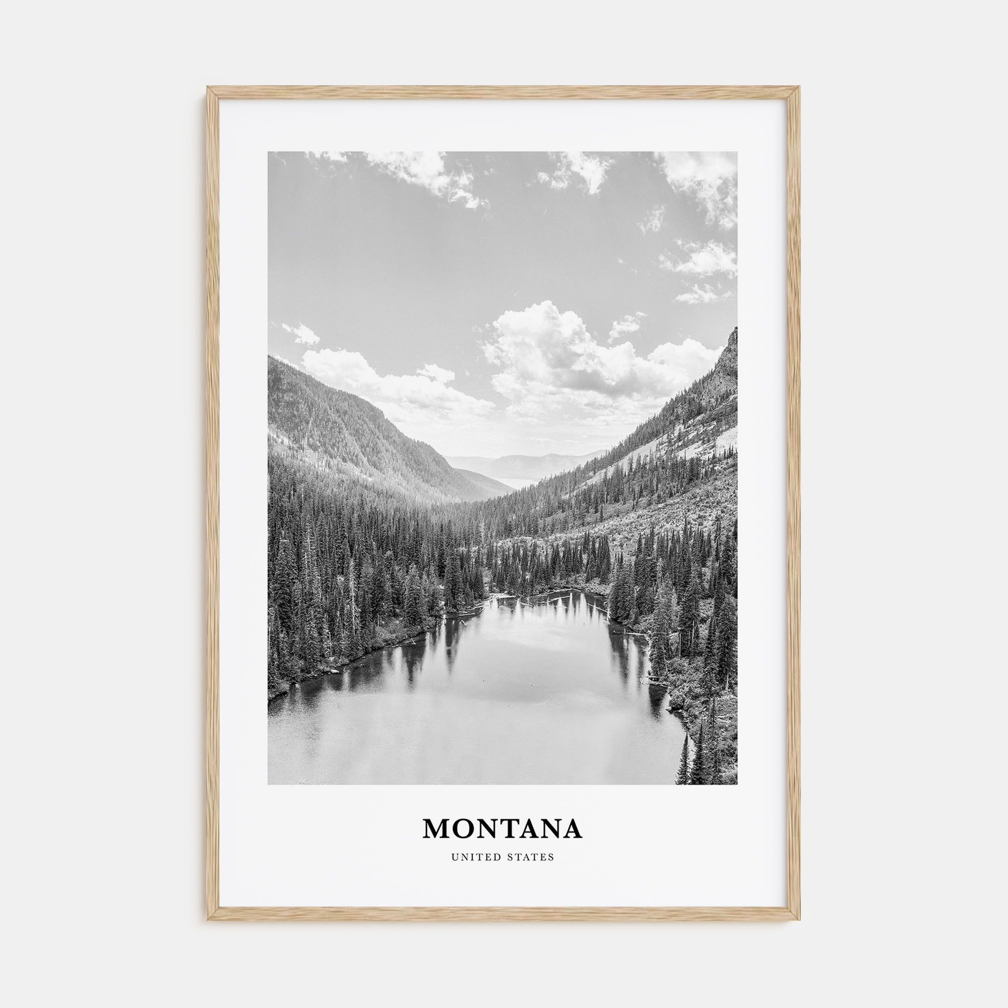 Montana Portrait B&W No 2 Poster