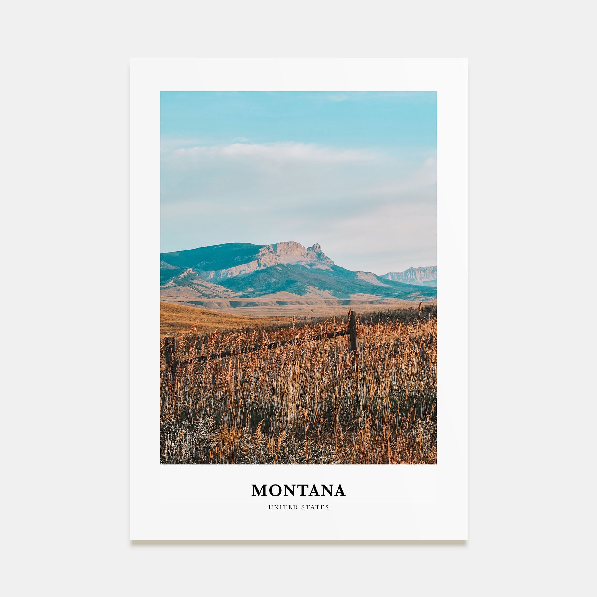 Montana Portrait Color No 2 Poster