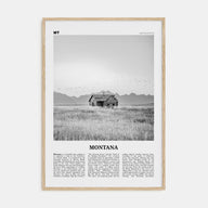 Montana Travel B&W No 2 Poster