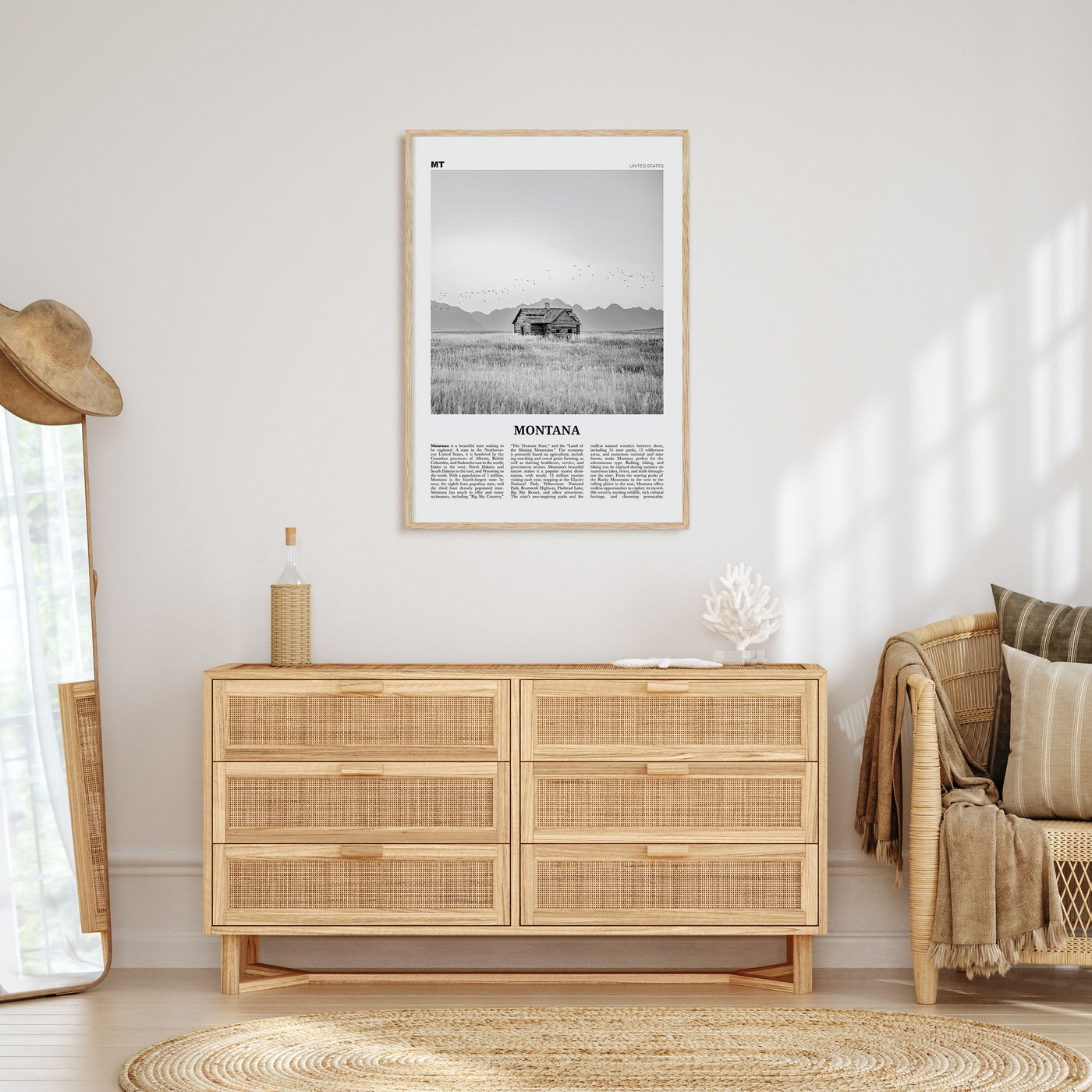 Montana Travel B&W No 2 Poster