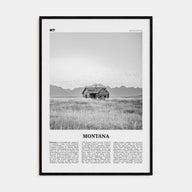 Montana Travel B&W No 2 Poster