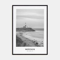 Montauk Portrait B&W No 1 Poster