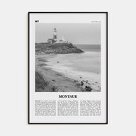Montauk Travel B&W No 2 Poster