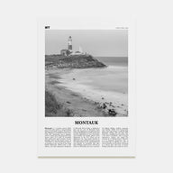 Montauk Travel B&W No 2 Poster