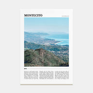 Montecito Travel Color Poster