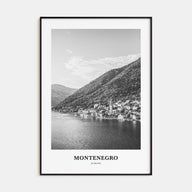 Montenegro Portrait B&W Poster