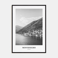 Montenegro Portrait B&W Poster