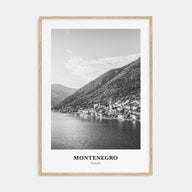Montenegro Portrait B&W Poster