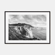 Monterey Landscape B&W Poster
