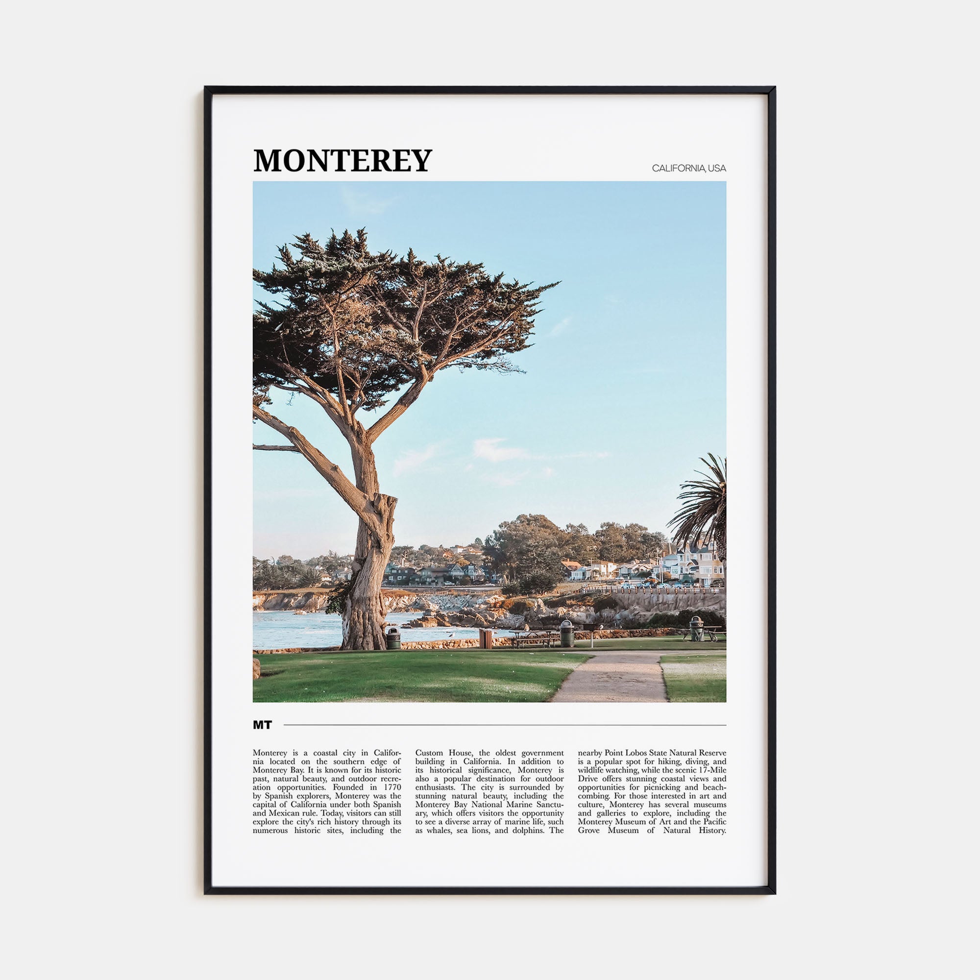 Monterey Travel Color Poster