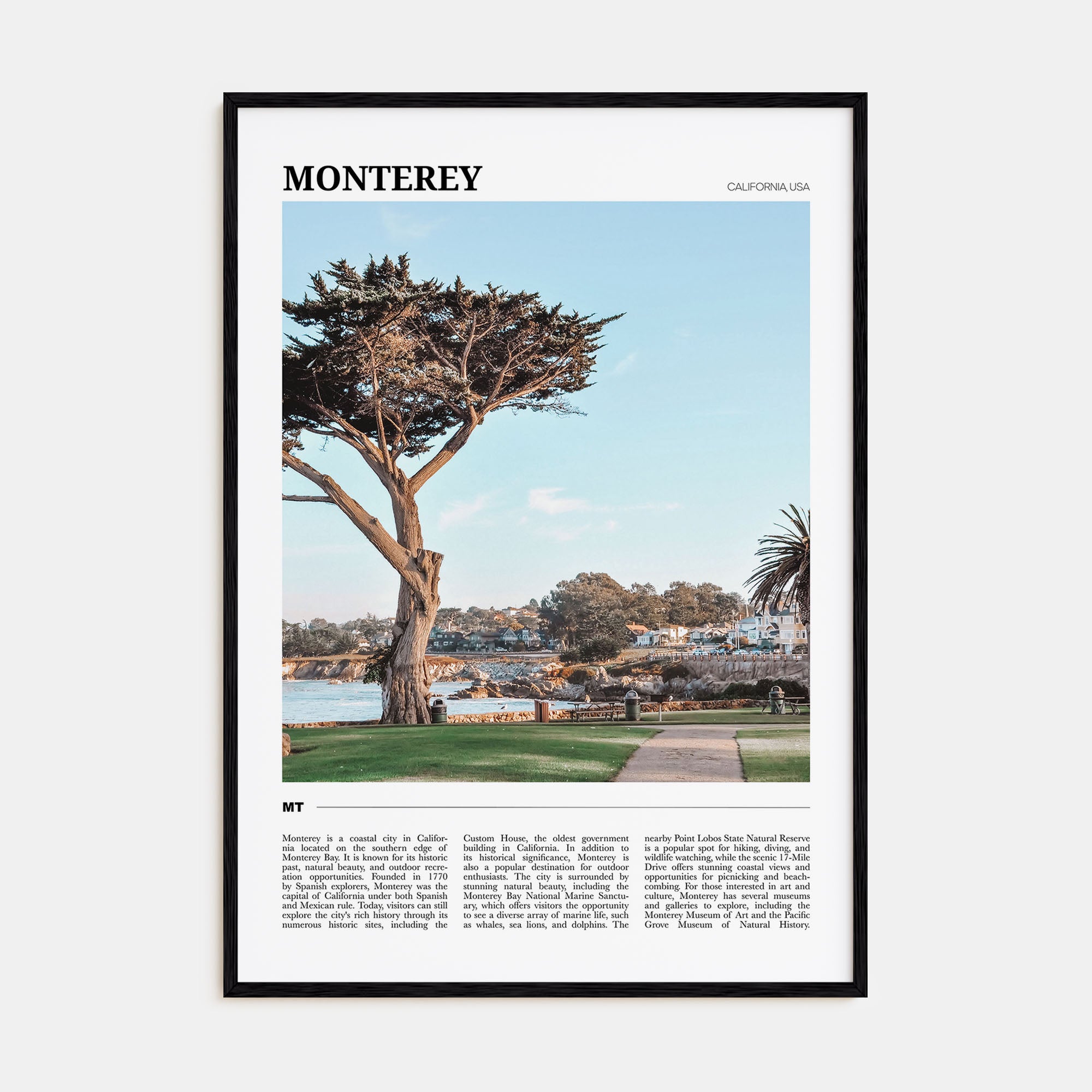 Monterey Travel Color Poster