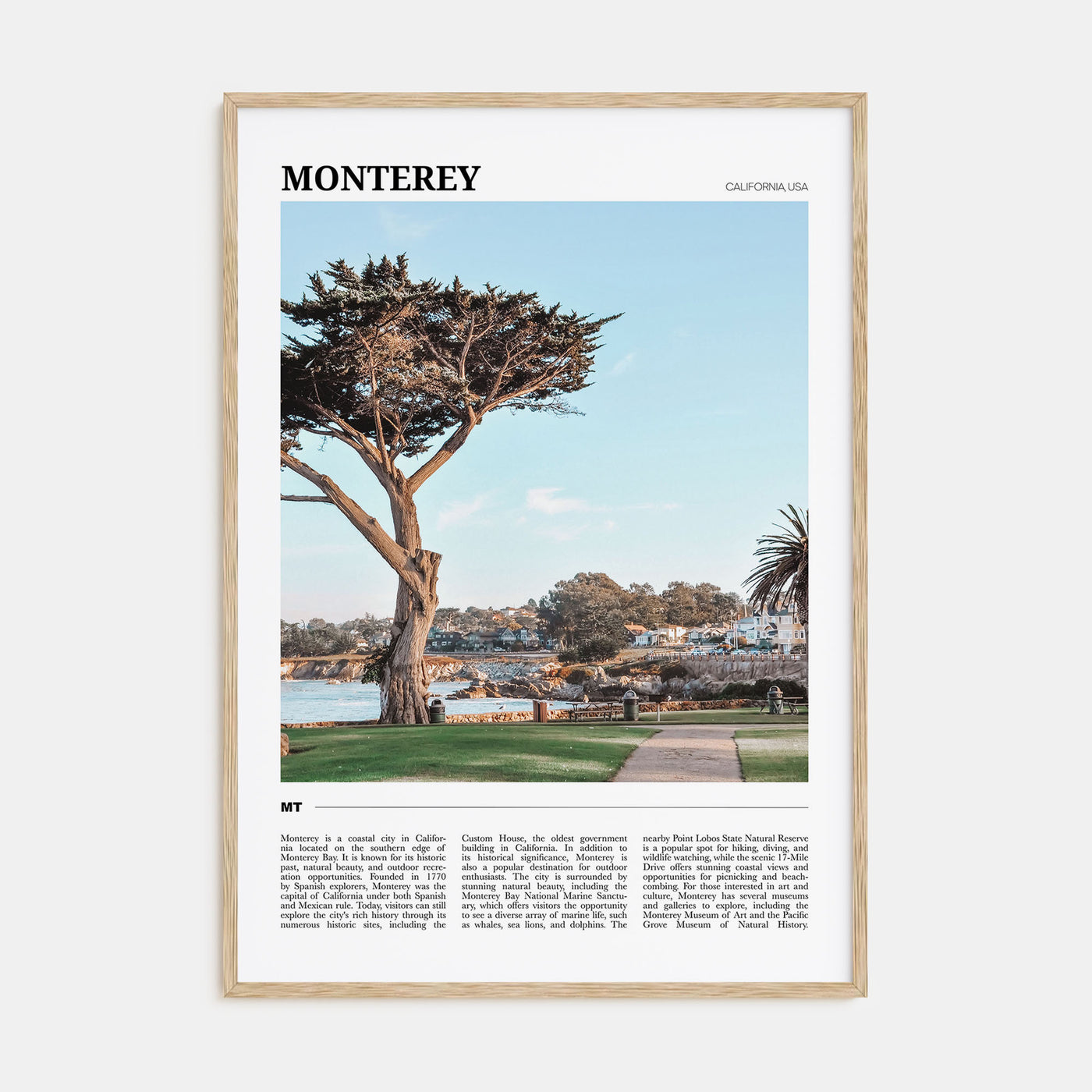 Monterey Travel Color Poster