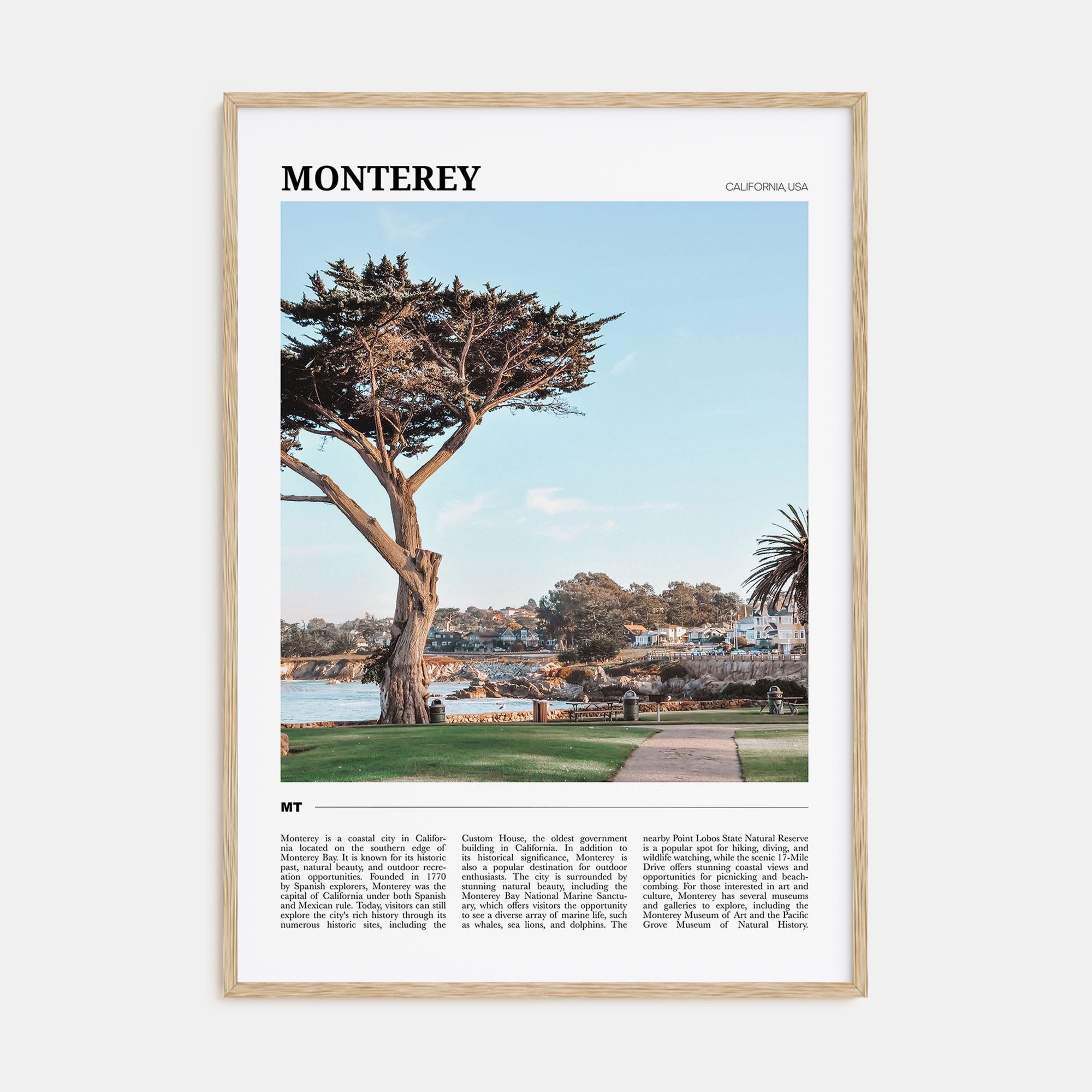 Monterey Travel Color Poster