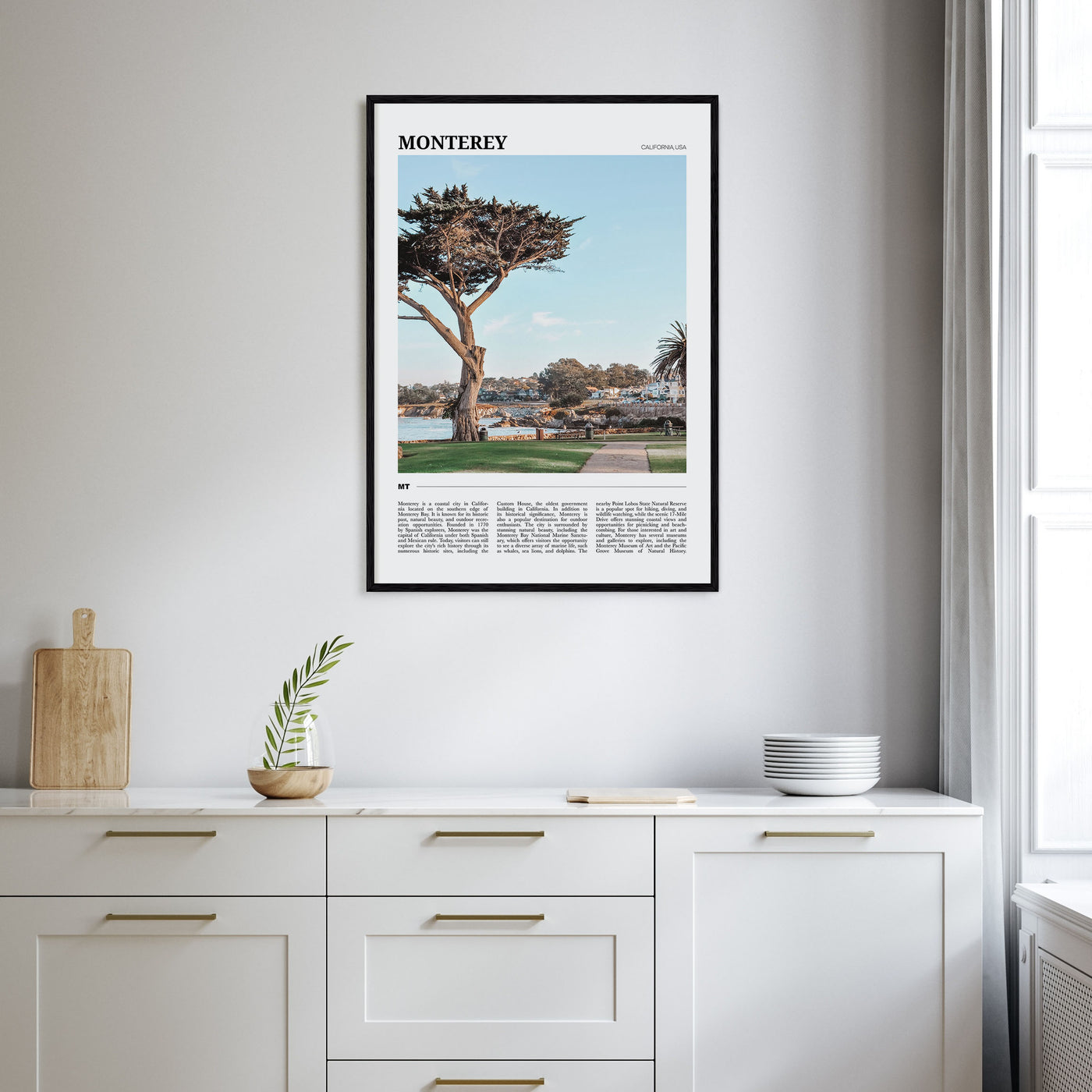 Monterey Travel Color Poster