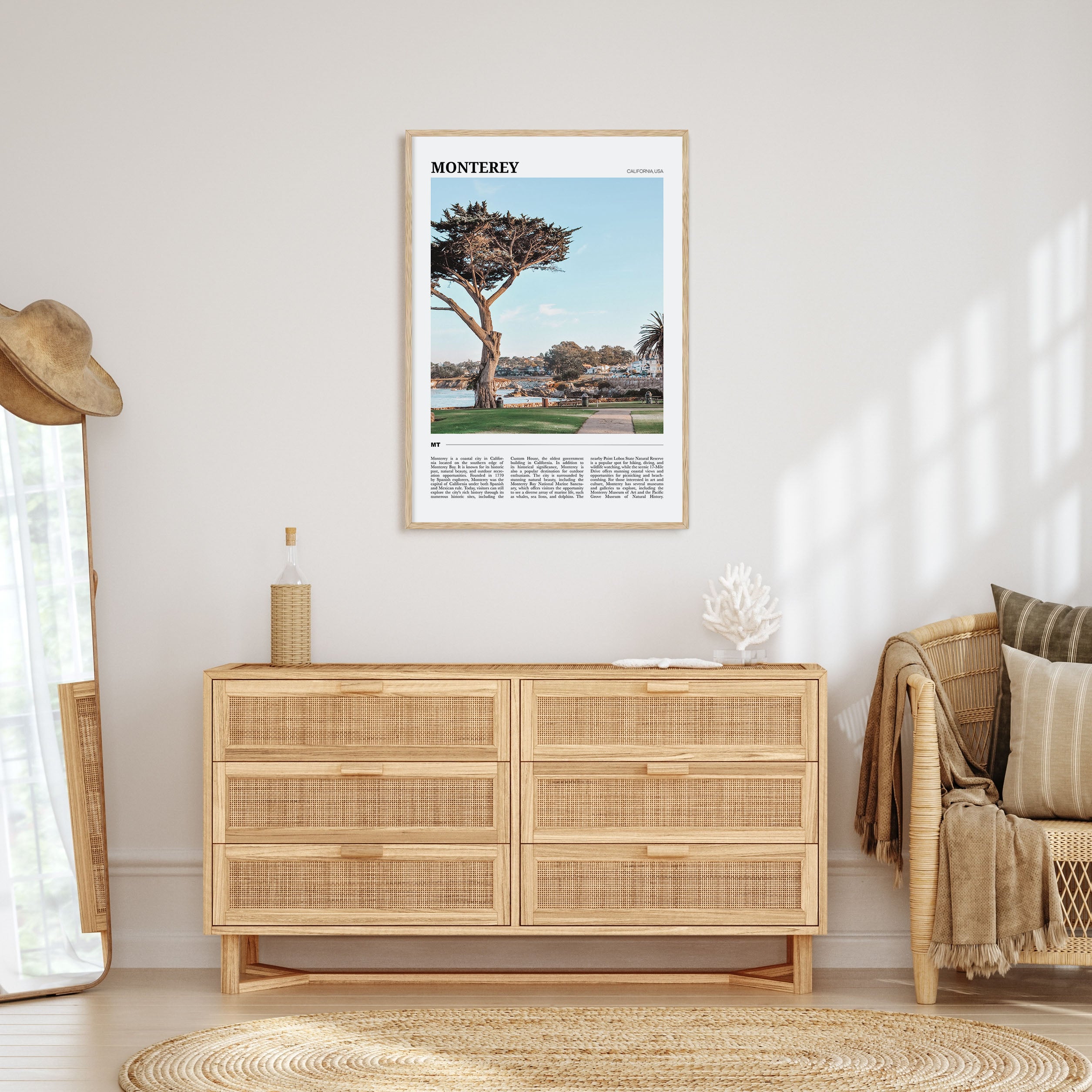 Monterey Travel Color Poster