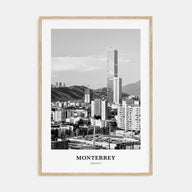 Monterrey Portrait B&W Poster