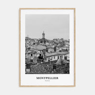 Montpellier Portrait B&W Poster