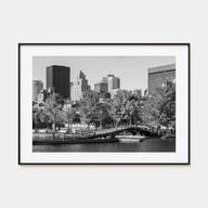 Montreal Landscape B&W Poster