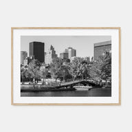 Montreal Landscape B&W Poster