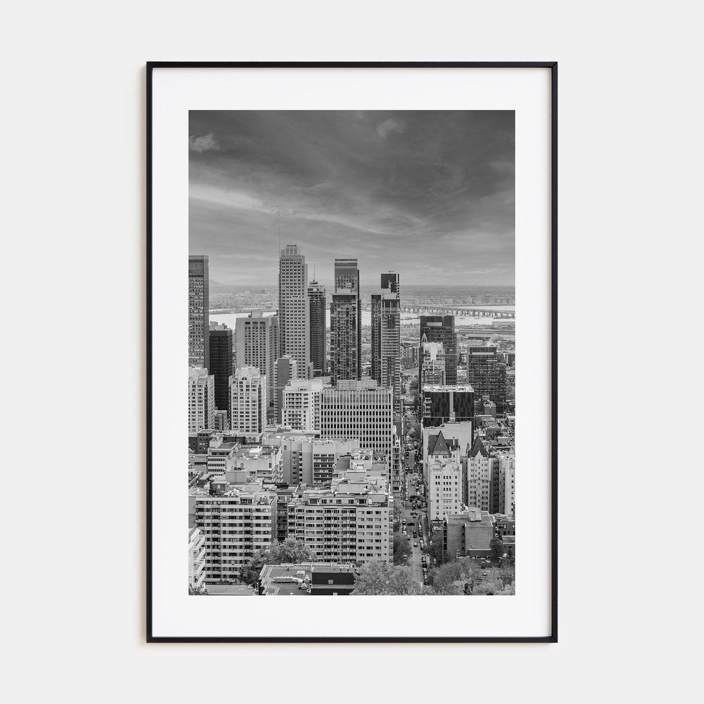 Montreal Photo B&W Poster