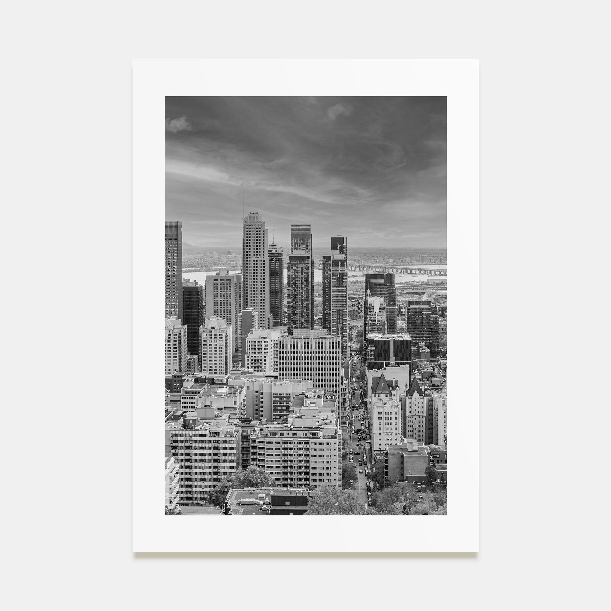 Montreal Photo B&W Poster