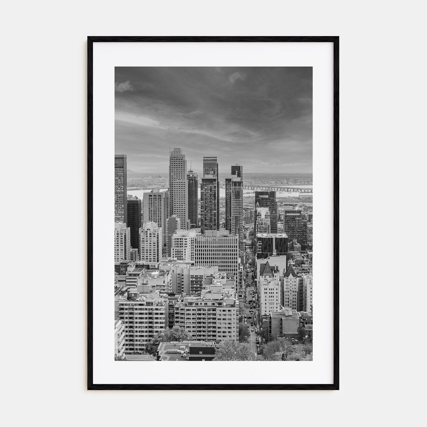 Montreal Photo B&W Poster