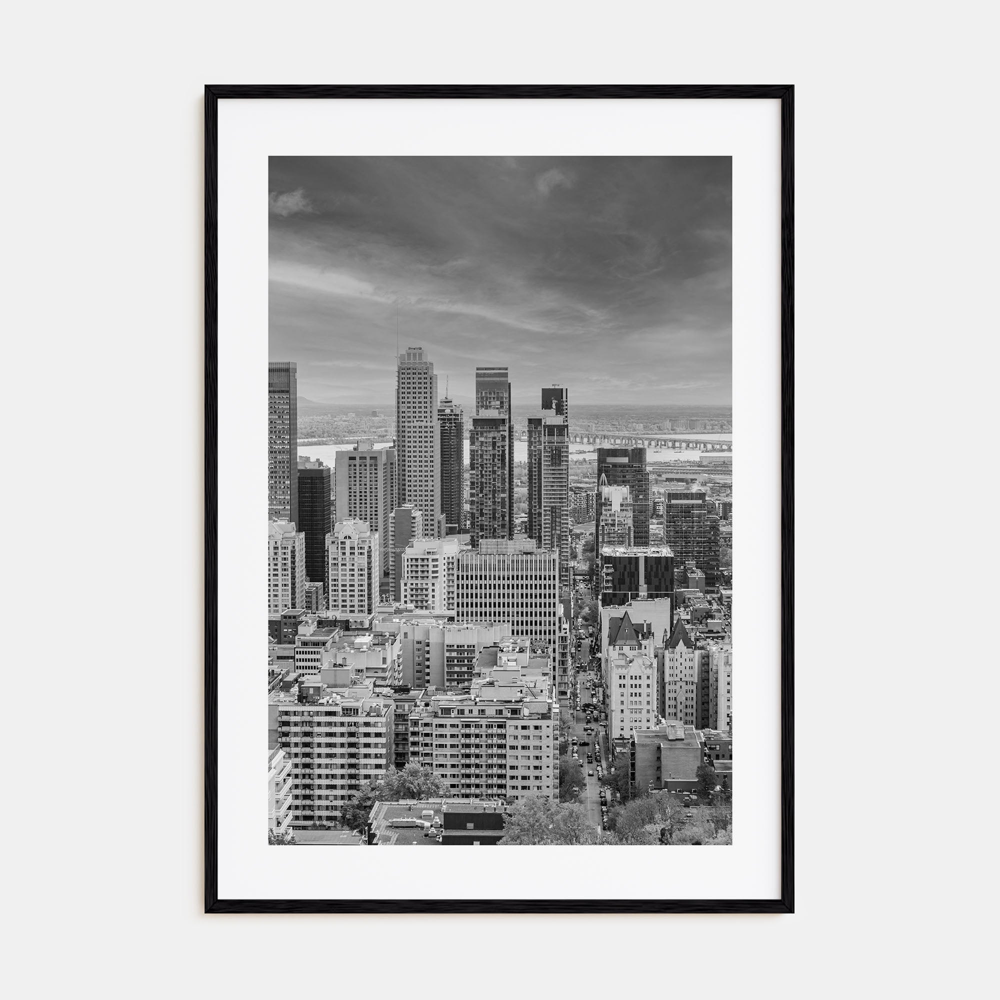 Montreal Photo B&W Poster