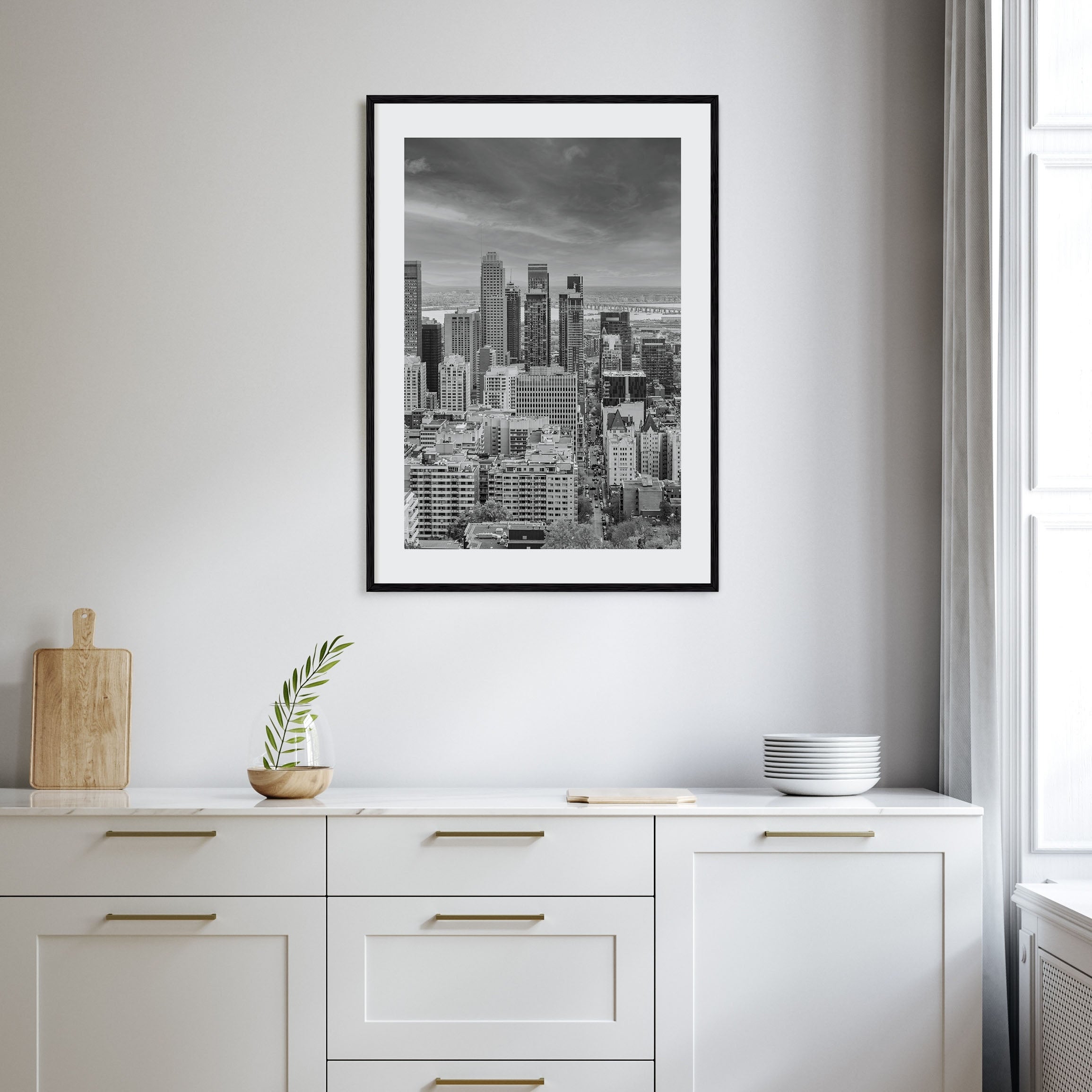 Montreal Photo B&W Poster