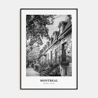 Montreal Portrait B&W No 3 Poster