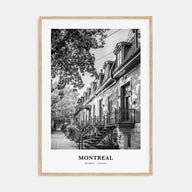 Montreal Portrait B&W No 3 Poster