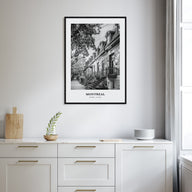 Montreal Portrait B&W No 3 Poster