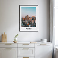 Montreal Portrait Color No 1 Poster