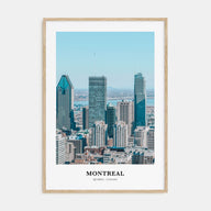 Montreal Portrait Color No 2 Poster